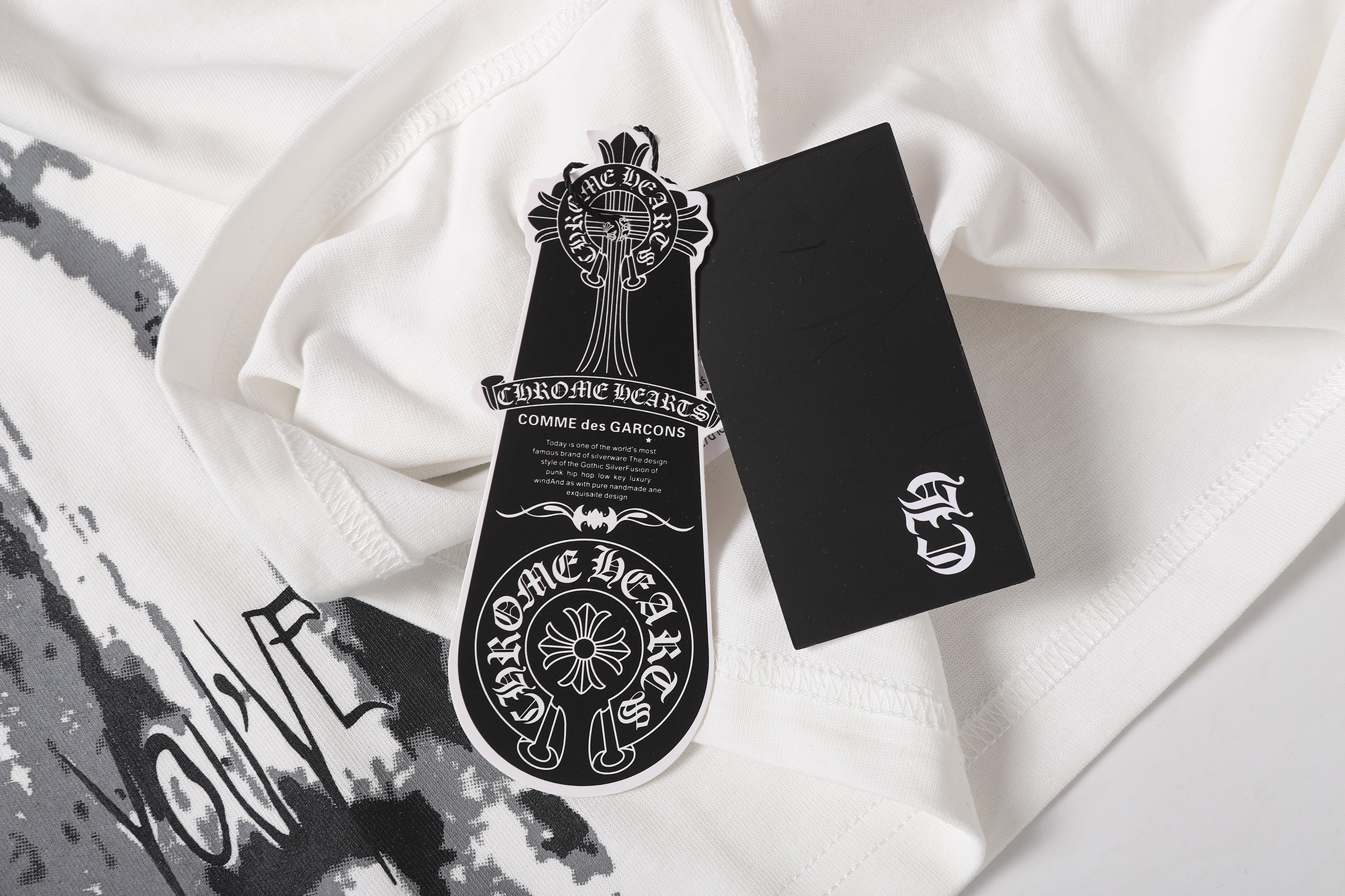 Chrome Hearts T-shirt YL#2234 Black/White