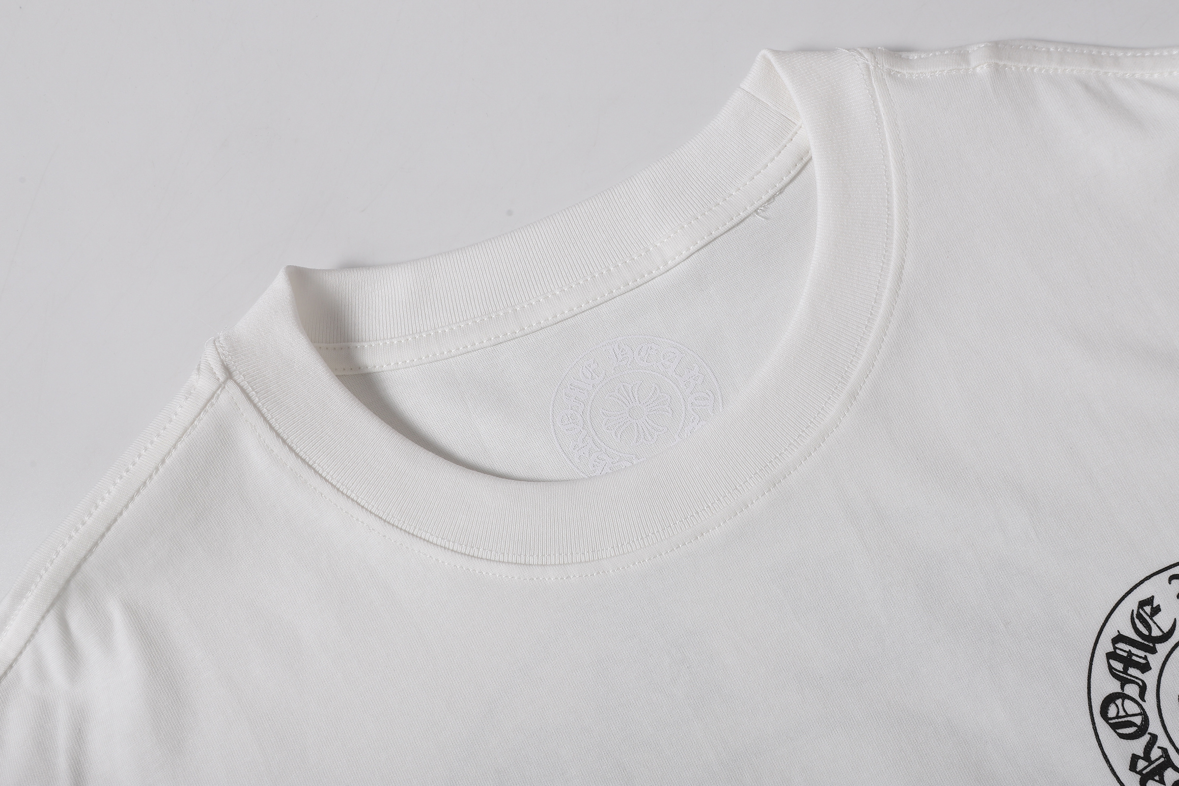 Chrome Hearts T-shirt YL#2238 Black/White Glow-in-the-Dark