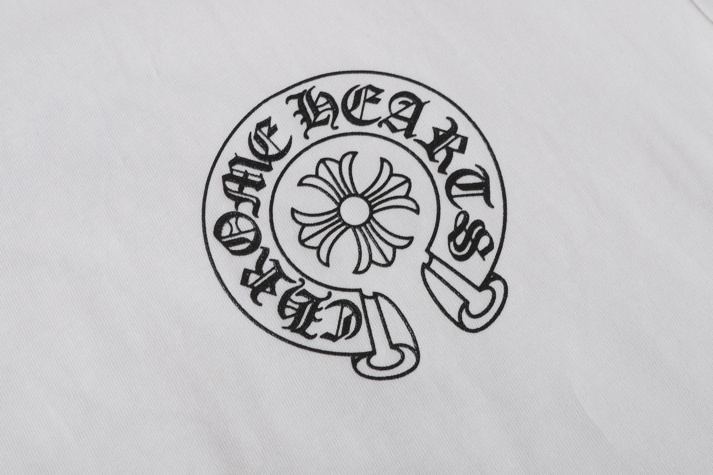 Chrome Hearts T-shirt YL#2238 Black/White Glow-in-the-Dark