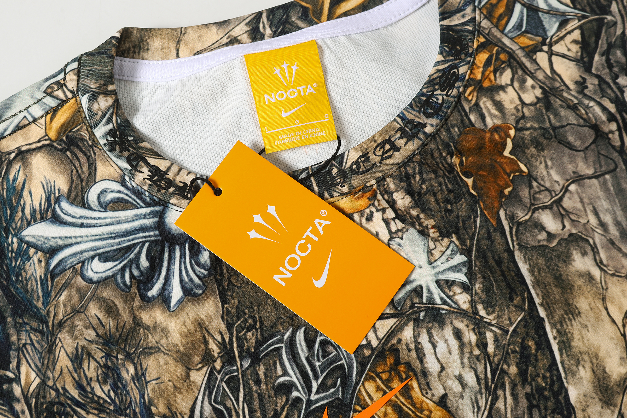 Chrome Hearts Nocta Real Tree Horseshoe T-shirt YL#2241