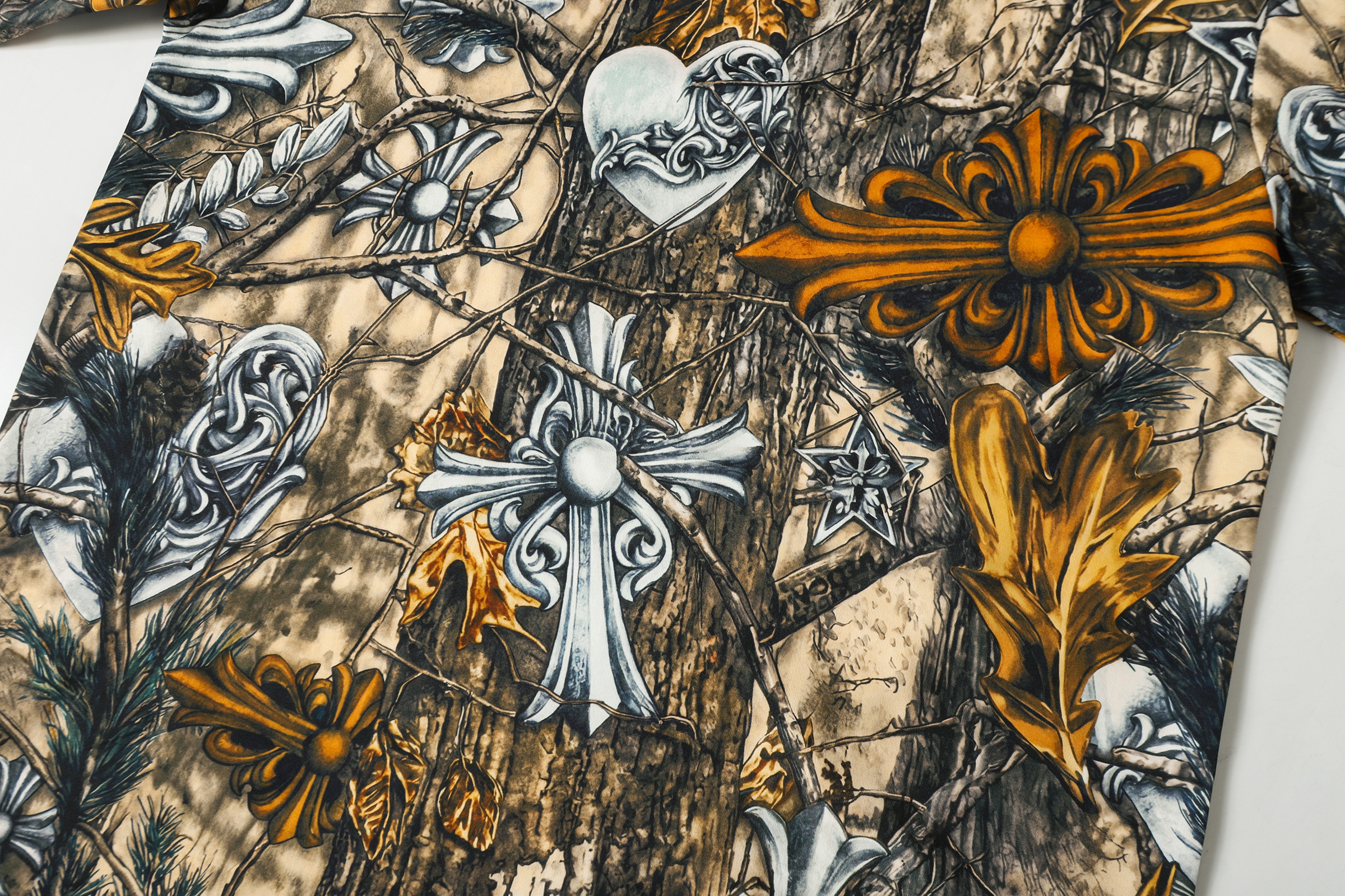 Chrome Hearts Nocta Real Tree Horseshoe T-shirt YL#2241