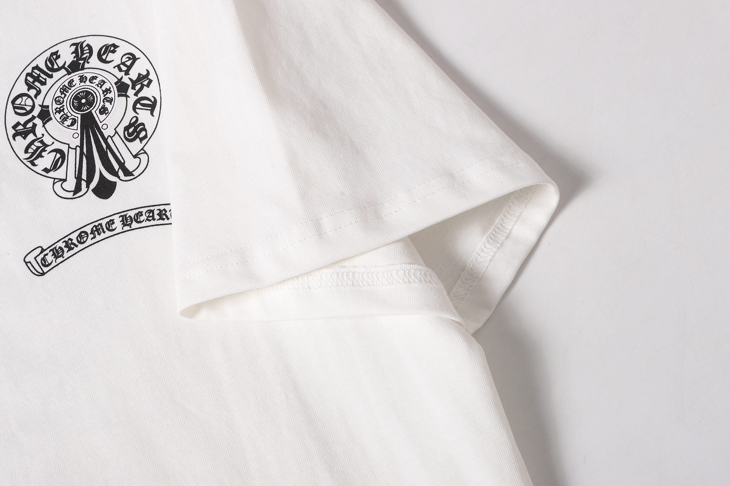 Chrome Hearts T-shirt YL#2256 Black/White