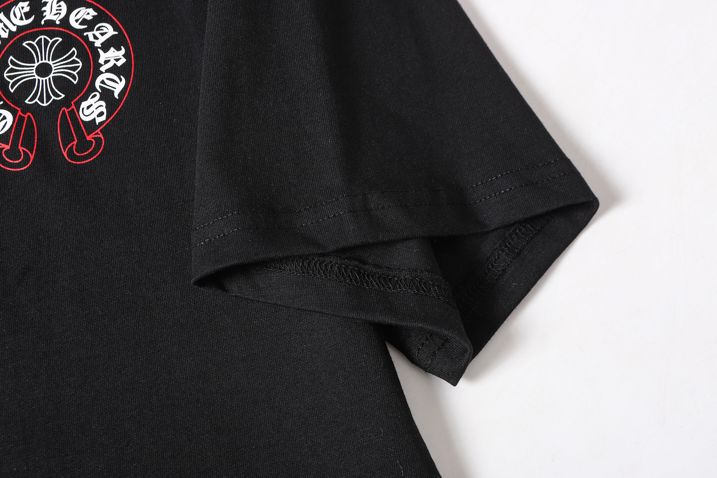 Chrome Hearts T-shirt YL#2257 Black/White