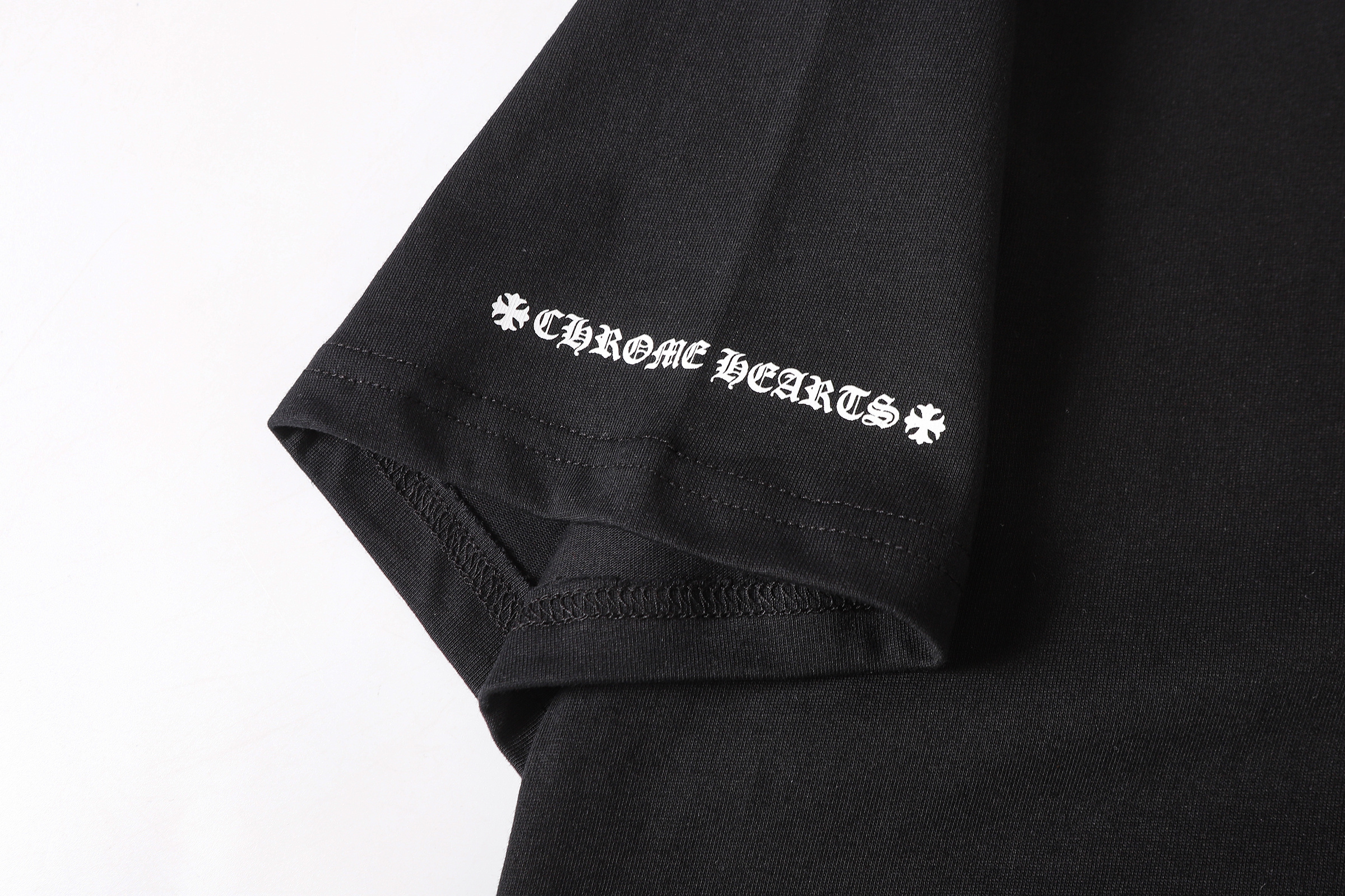 Chrome Hearts T-shirt YL#2258 Black/White