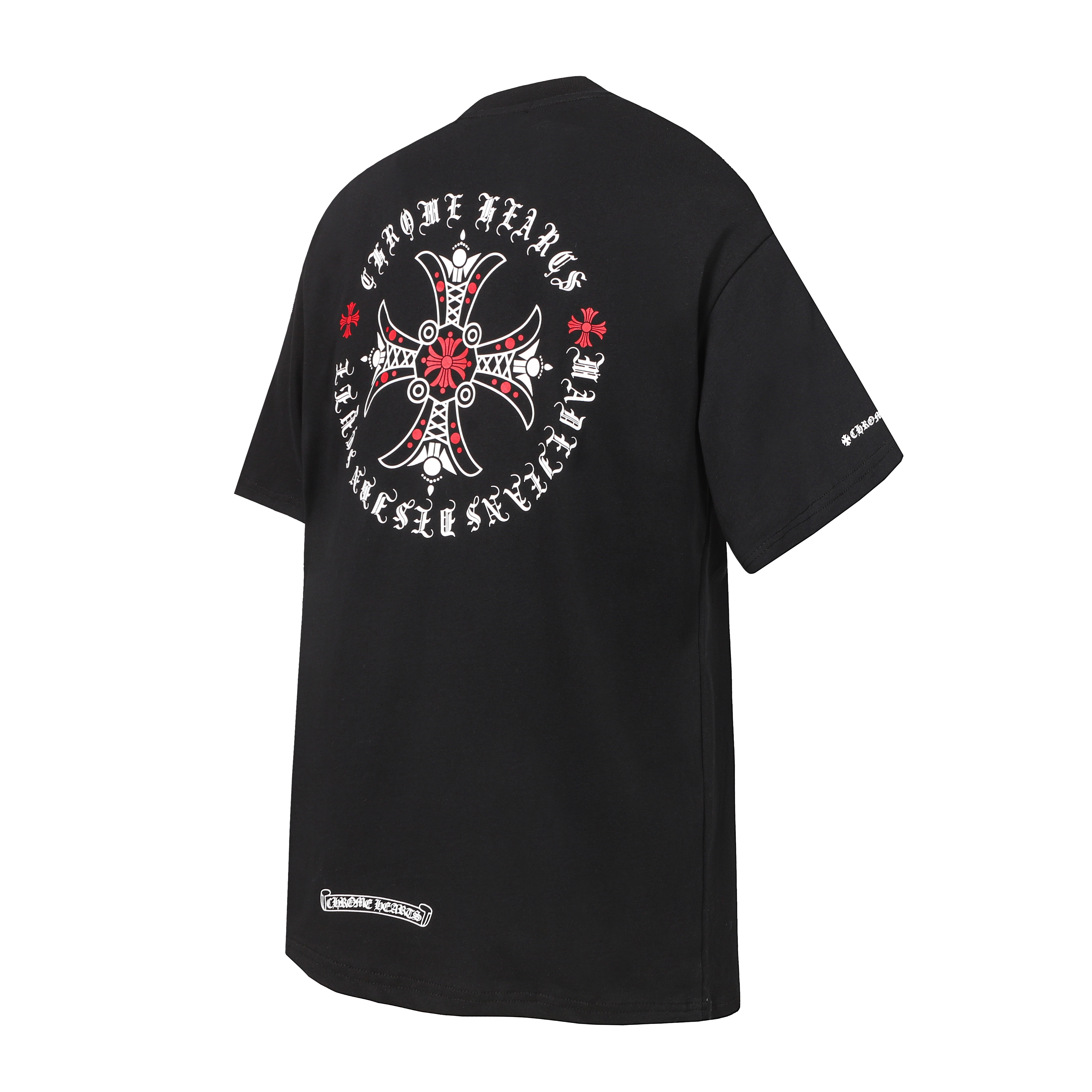 Chrome Hearts T-shirt YL#2258 Black/White