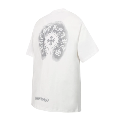 Chrome Hearts T-shirt YL#2263 Black/White 02