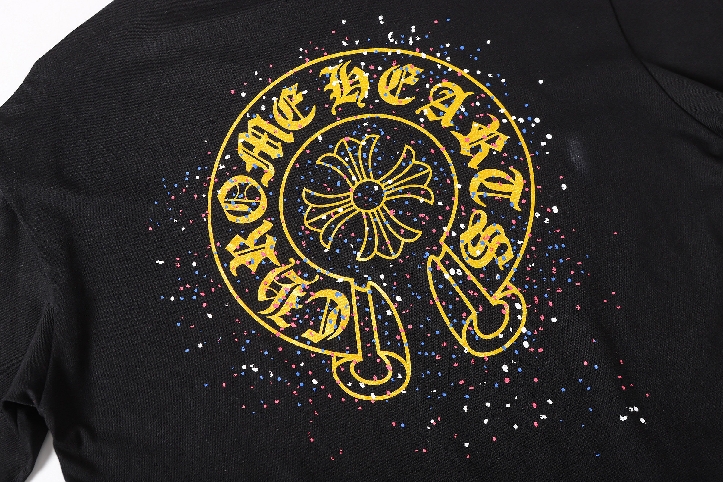 Chrome Hearts T-shirt YL#2264 Black/White