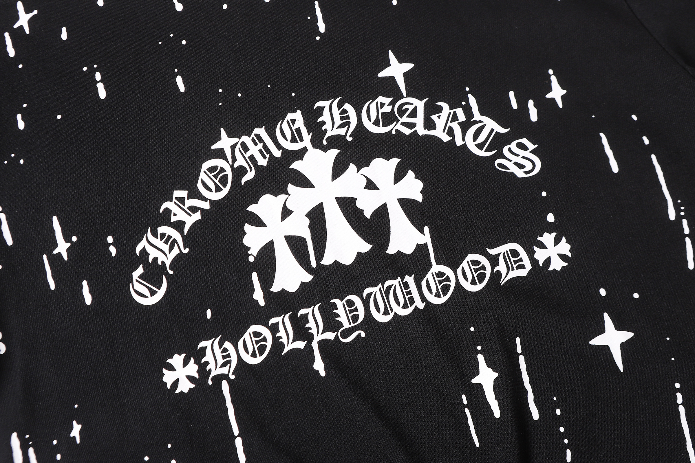 Chrome Hearts T-shirt YL#2269 Black/White