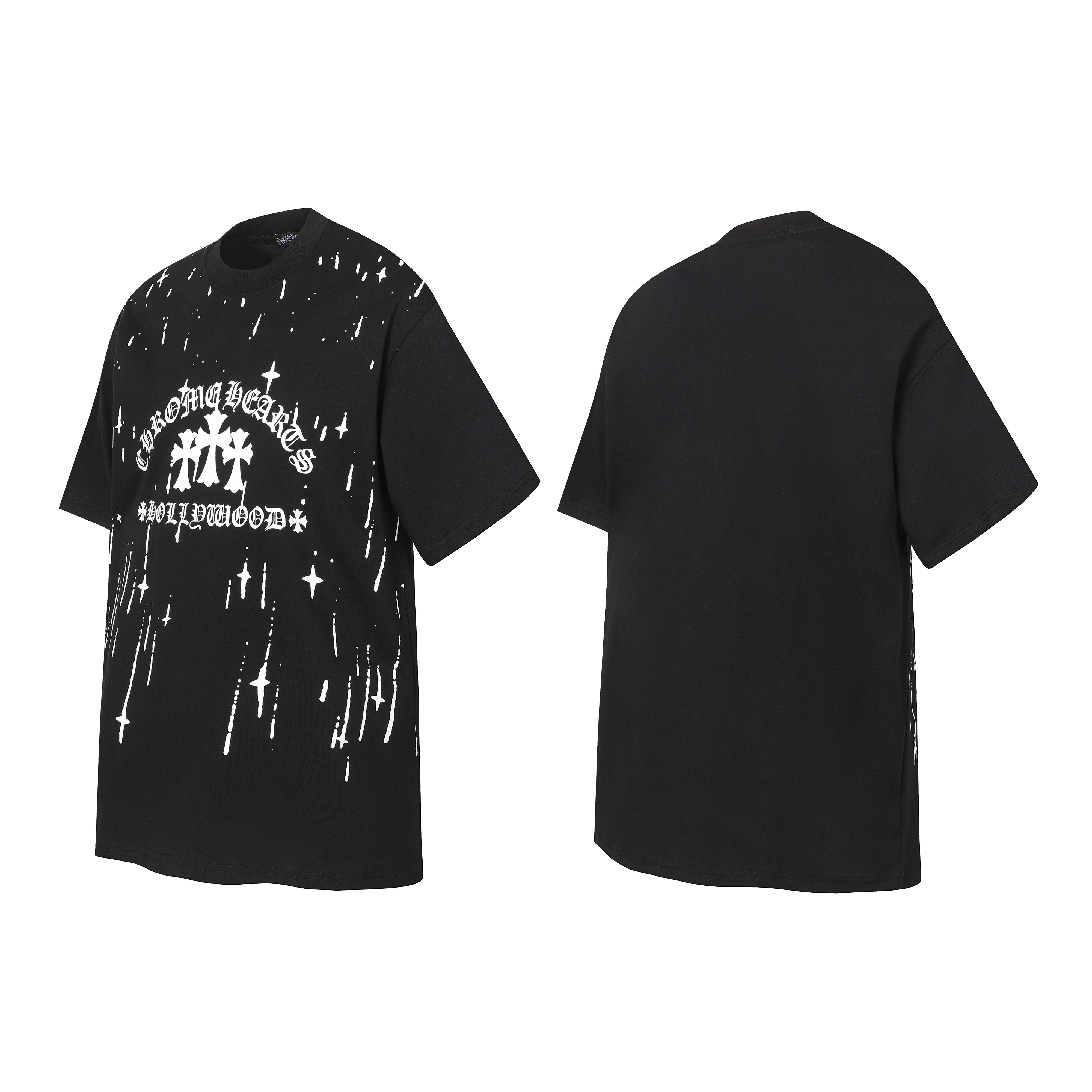 Chrome Hearts T-shirt YL#2269 Black/White