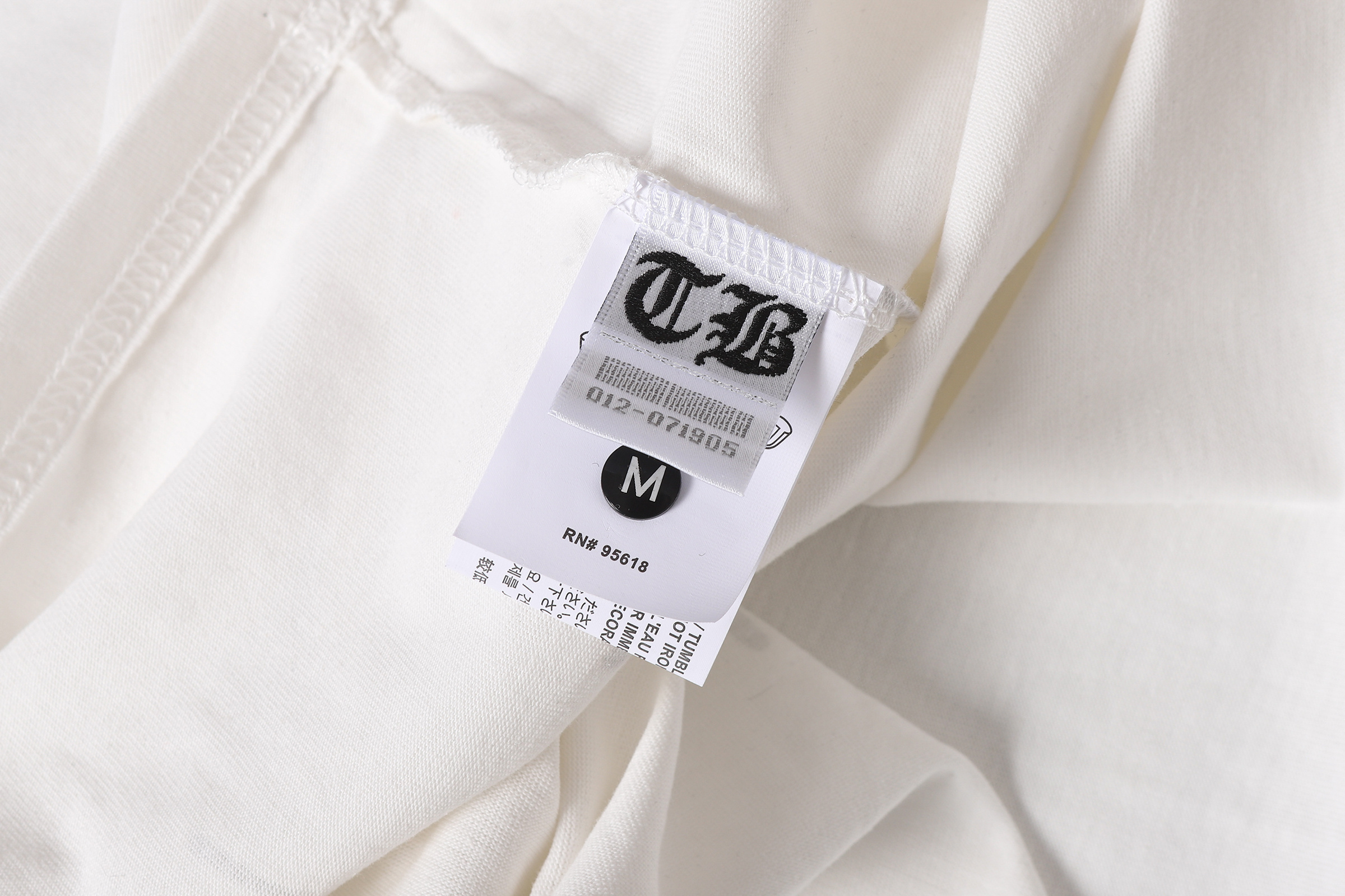 Chrome Hearts T-shirt YL#2269 Black/White