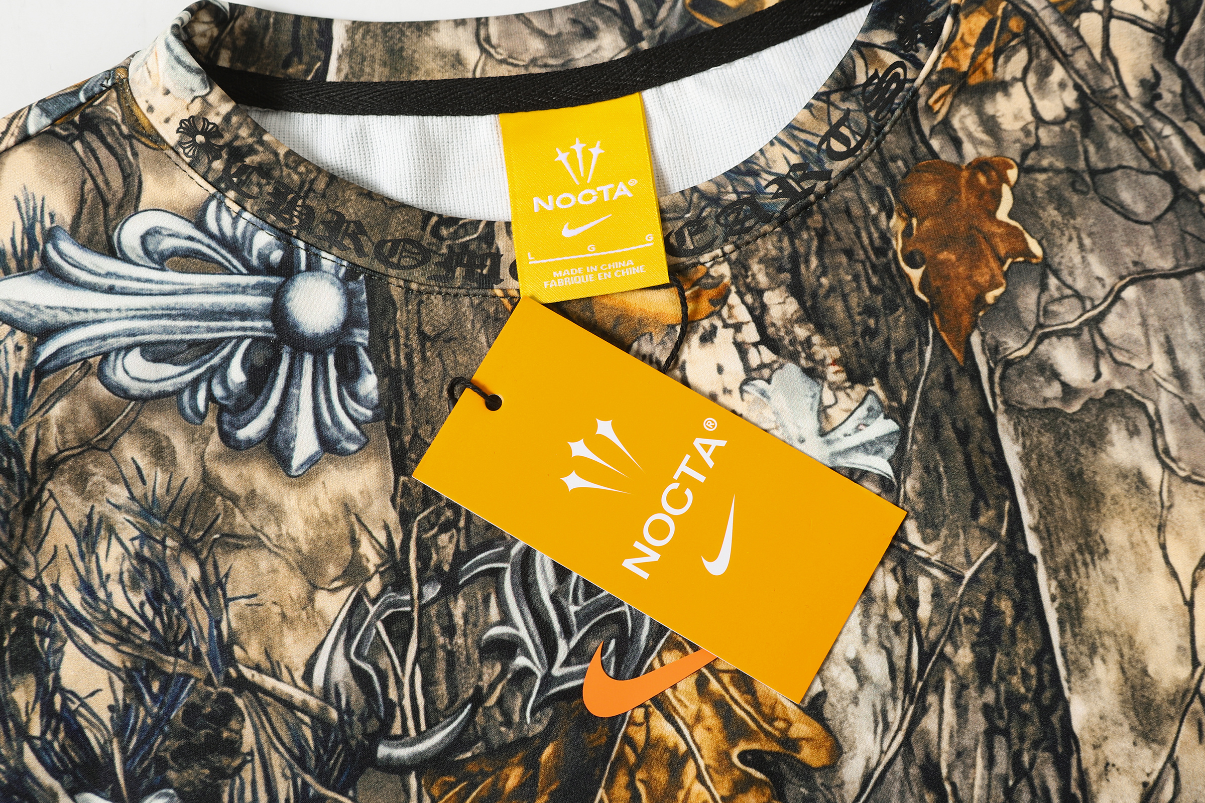 Chrome Hearts Nocta Real Tree Horseshoe Long Sleeve YL#2159