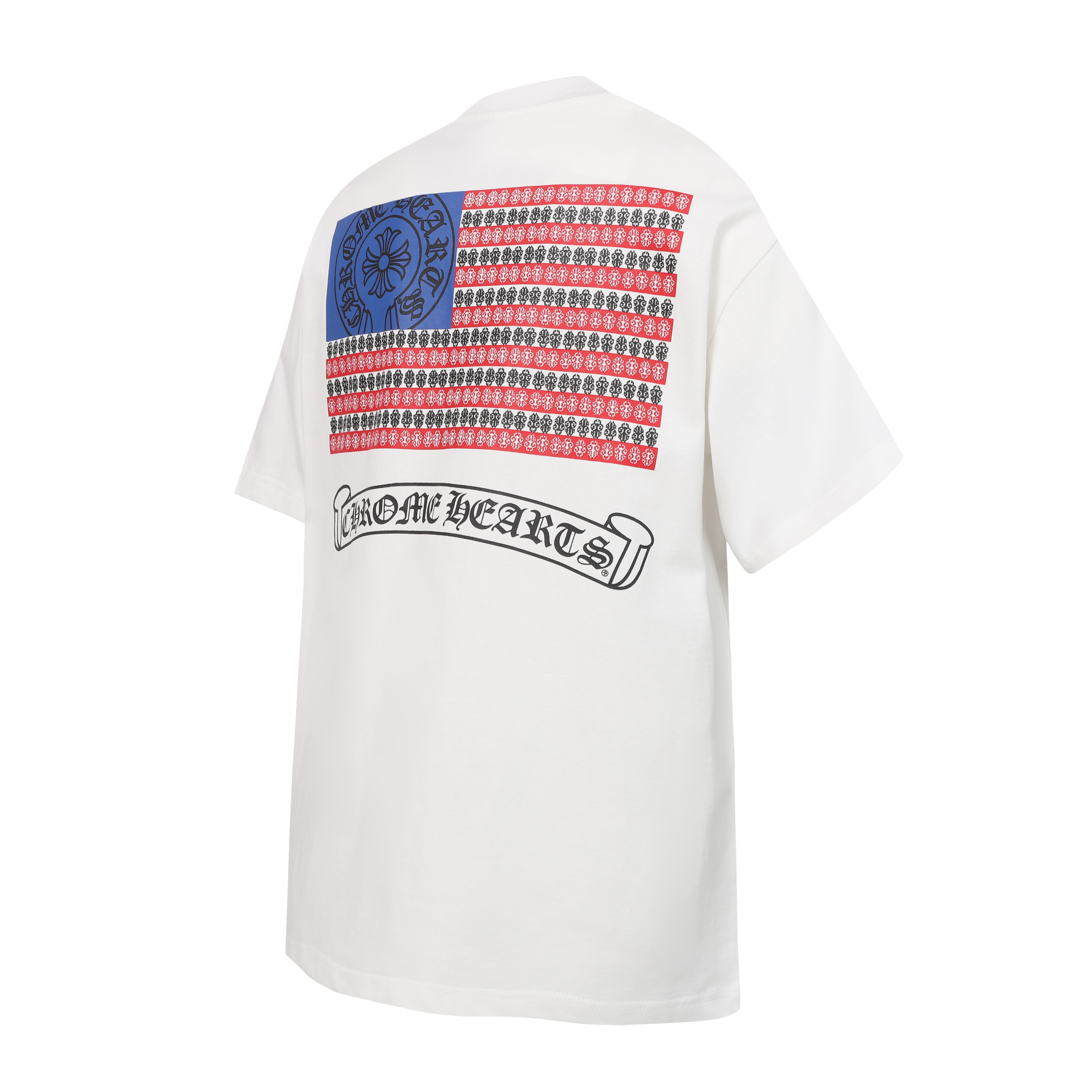 Chrome Hearts T-shirt YL#2240 Black/White