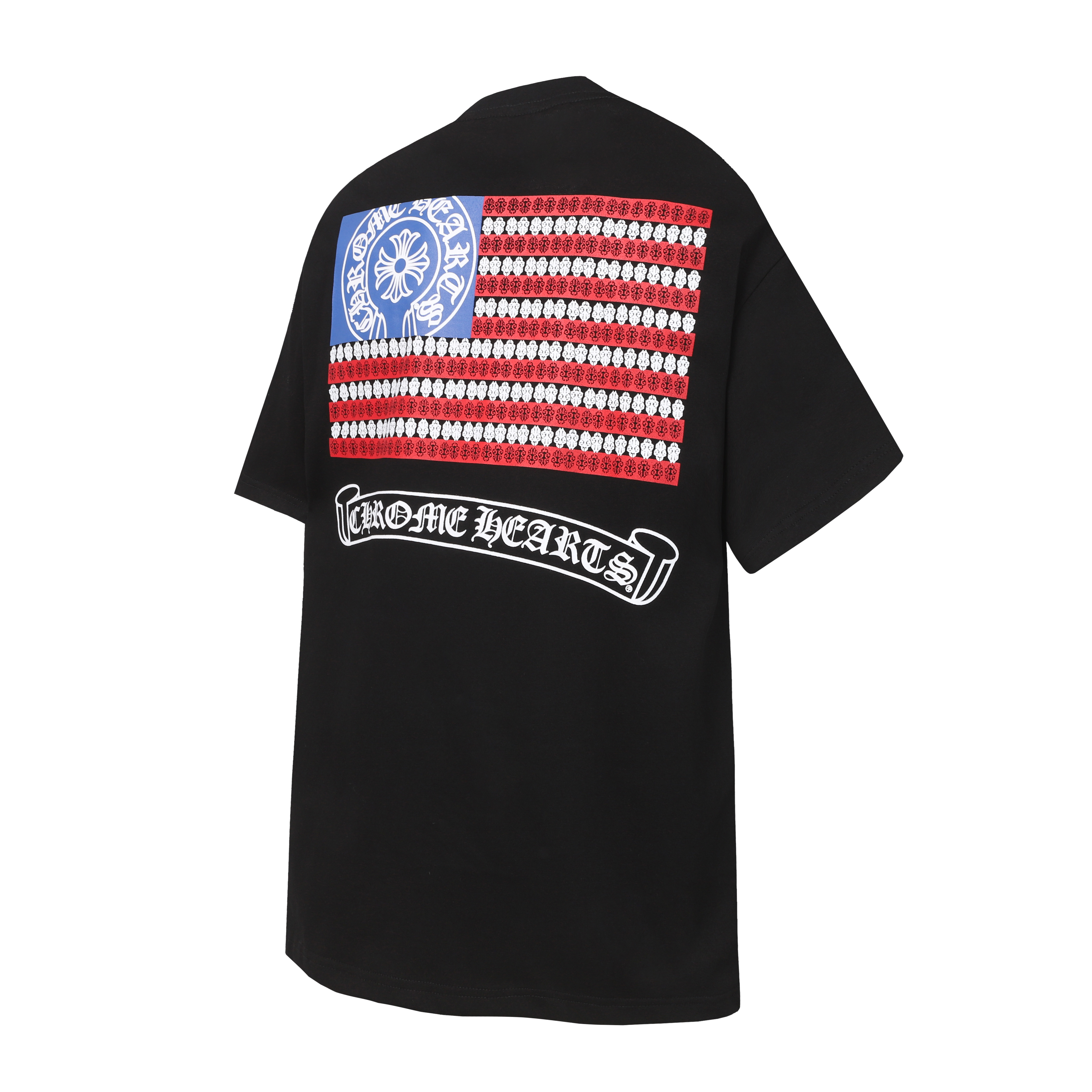 Chrome Hearts T-shirt YL#2240 Black/White