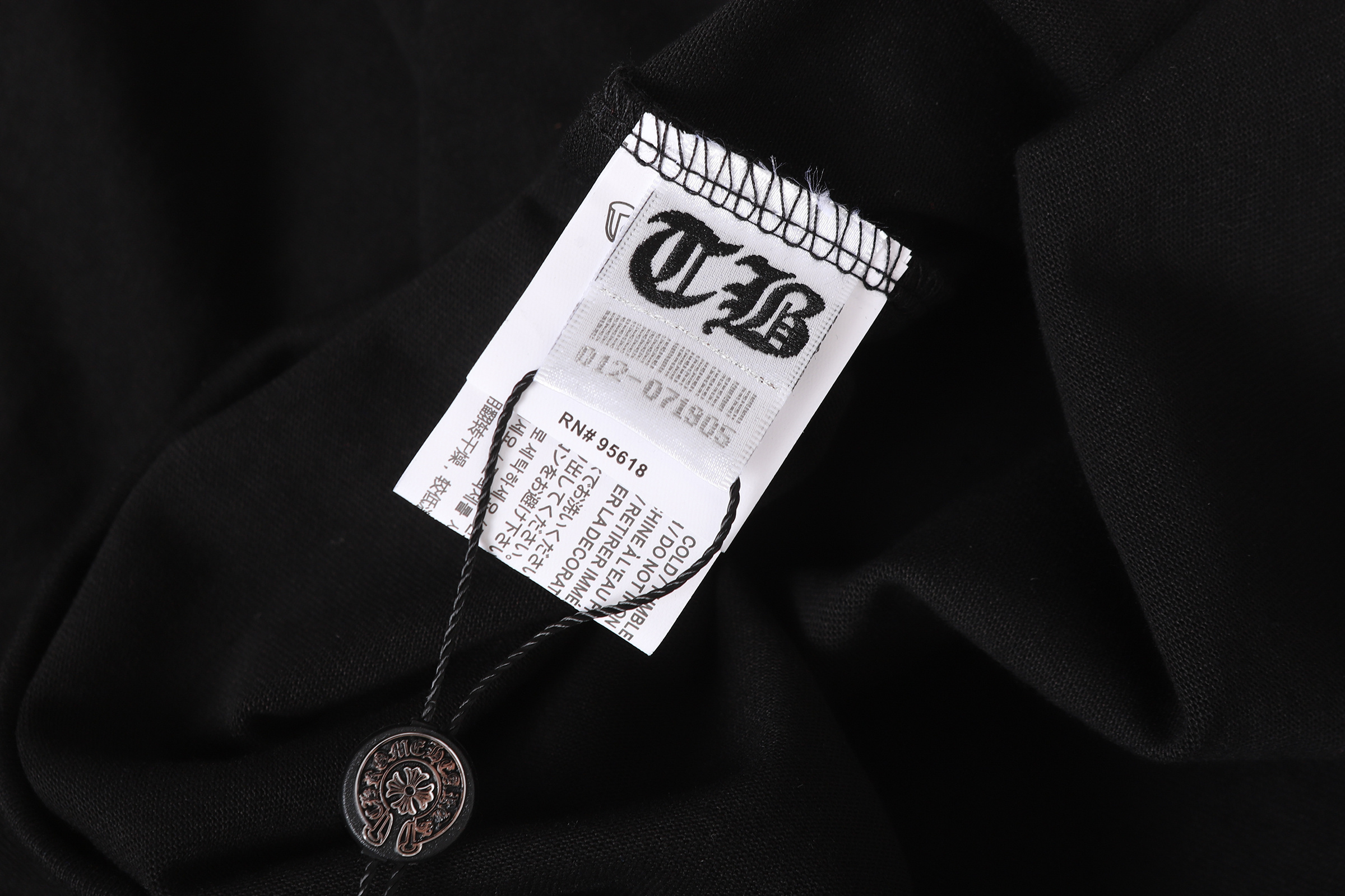 Chrome Hearts T-shirt YL#2240 Black/White