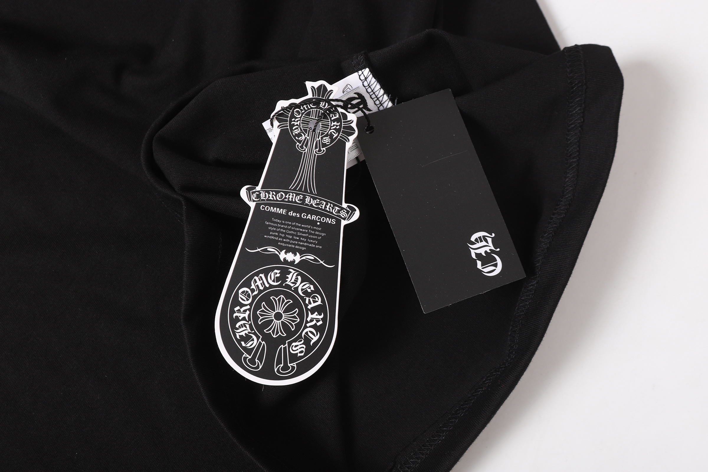 Chrome Hearts T-shirt YL#2240 Black/White