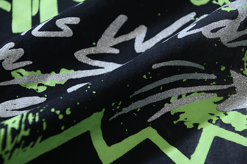 Hellstar Glitter T-shirt YL#6798 Black