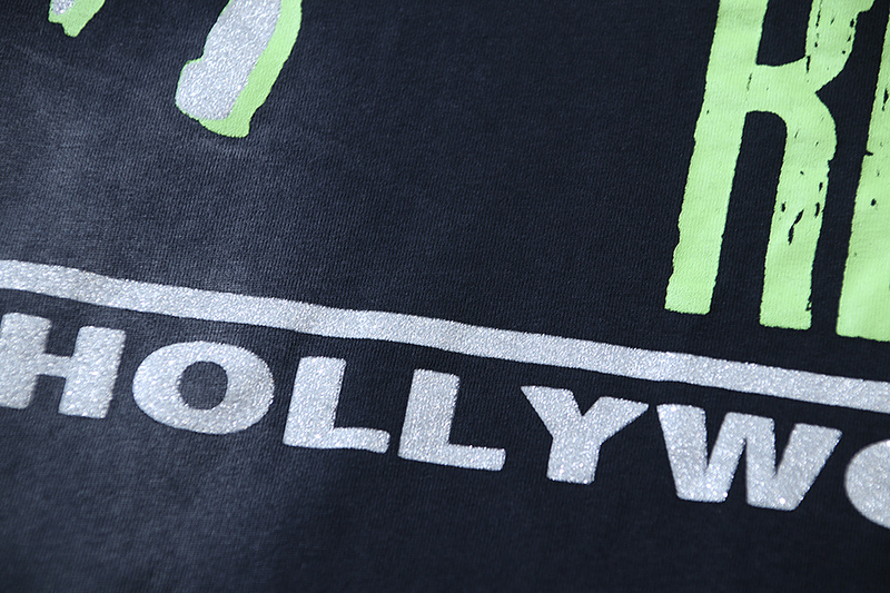 Hellstar Glitter T-shirt YL#6798 Black