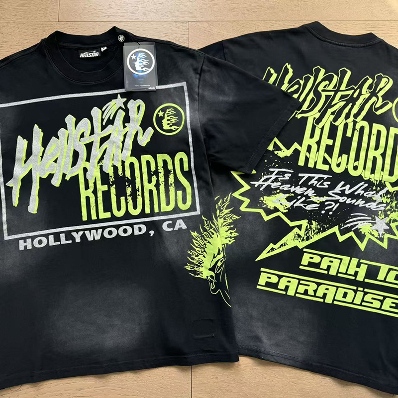 Hellstar Glitter T-shirt YL#6798 Black