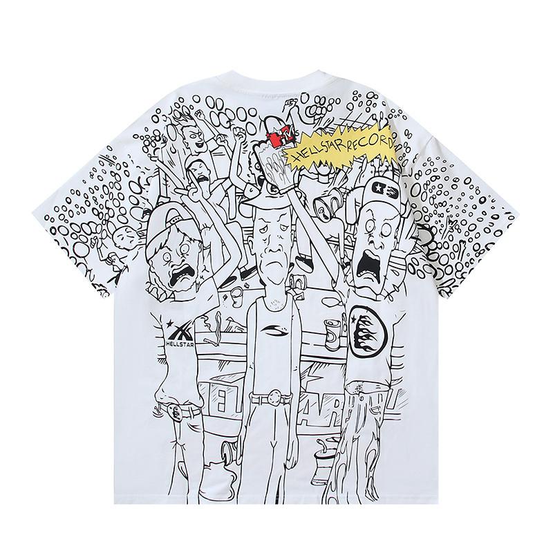 Hellstar T-shirt YL#5629 White