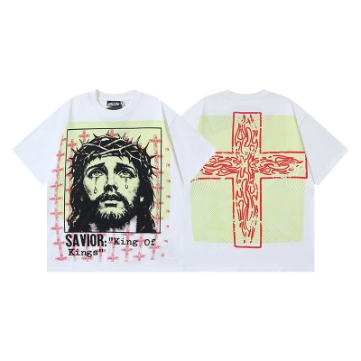 Hellstar T-shirt YL#5632 White 01