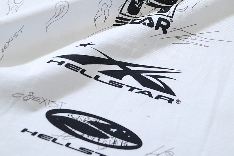 Hellstar T-shirt YL#5633 White