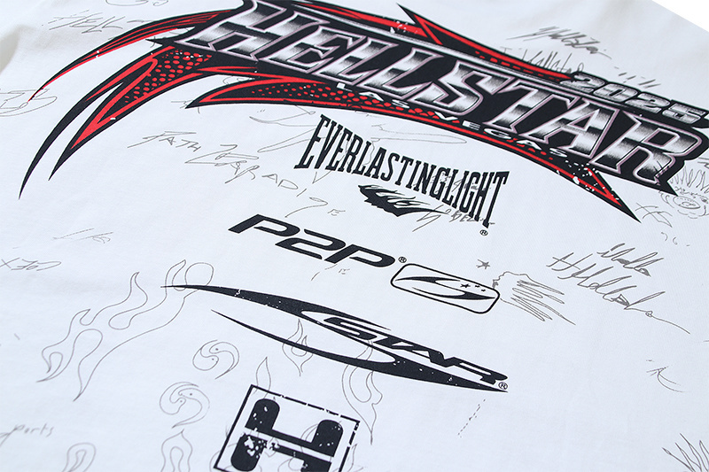 Hellstar T-shirt YL#5633 White