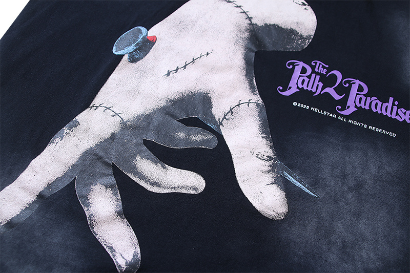 Hellstar T-shirt YL#6785 Black