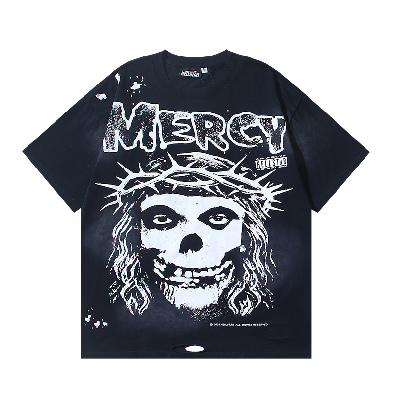 Hellstar T-shirt YL#6787 Black