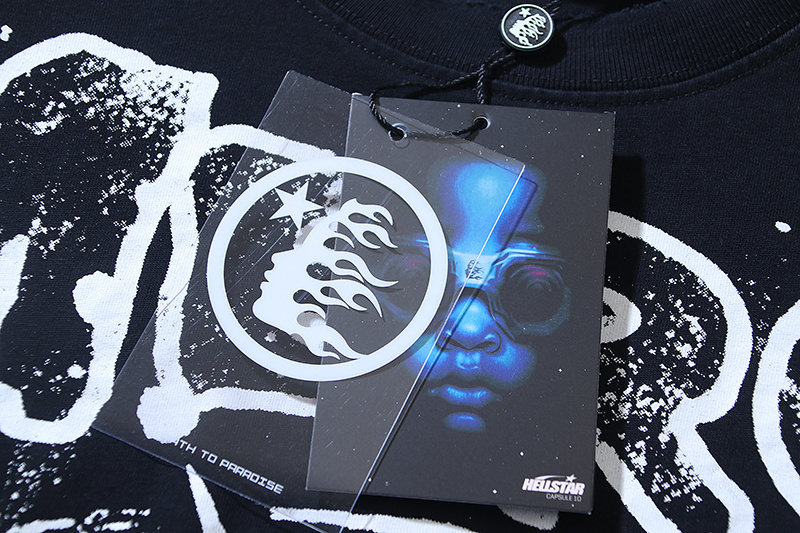 Hellstar T-shirt YL#6787 Black
