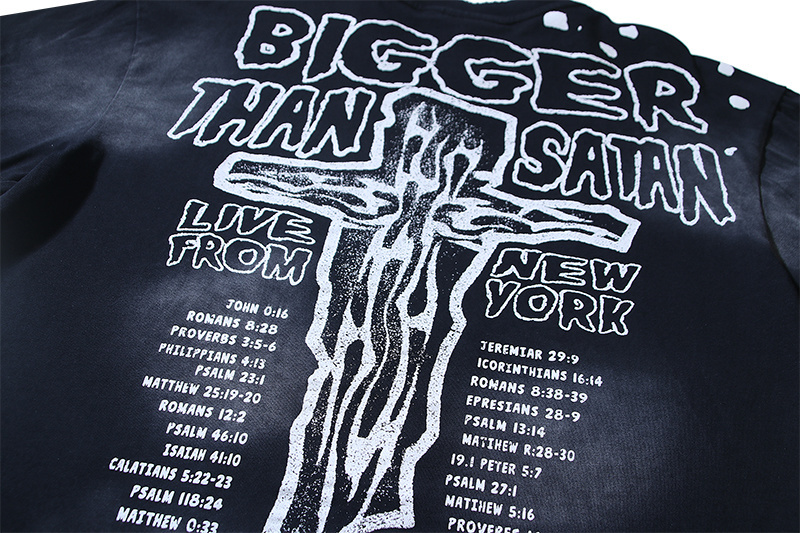 Hellstar T-shirt YL#6787 Black