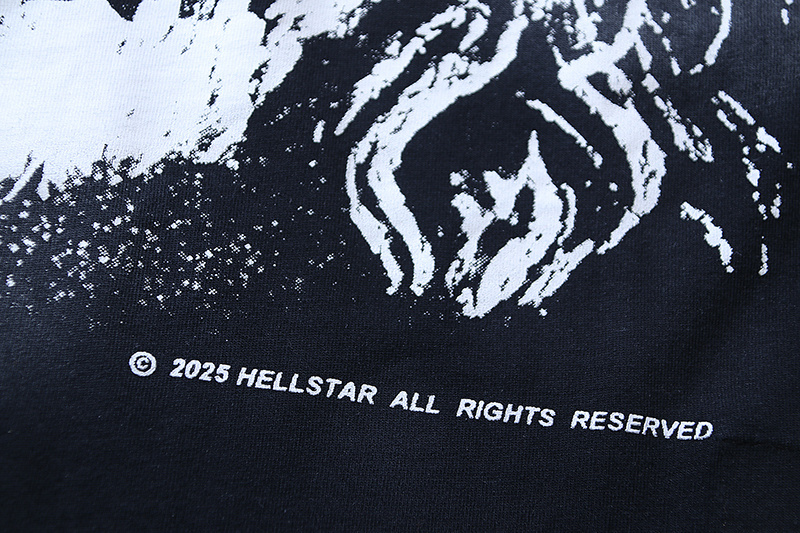 Hellstar T-shirt YL#6787 Black