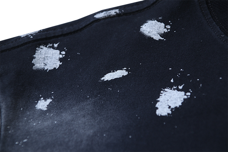 Hellstar T-shirt YL#6788 Black Embroidered