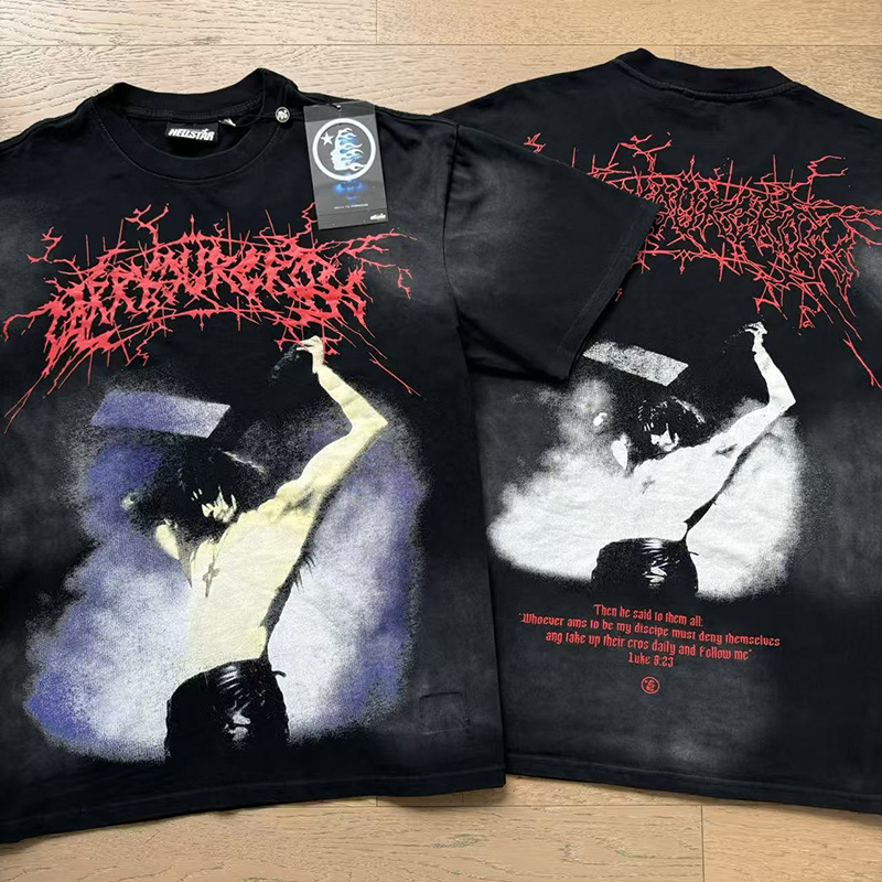 Hellstar T-shirt YL#6790 Black