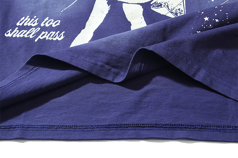 Hellstar T-shirt YL#6791 Washed Blue