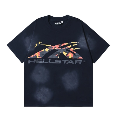 Hellstar T-shirt YL#6795 Black 02