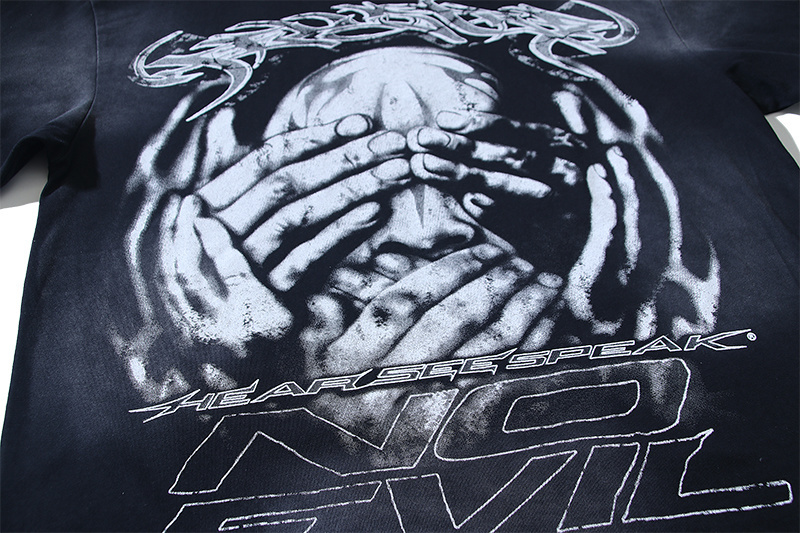 Hellstar T-shirt YL#6797 Black