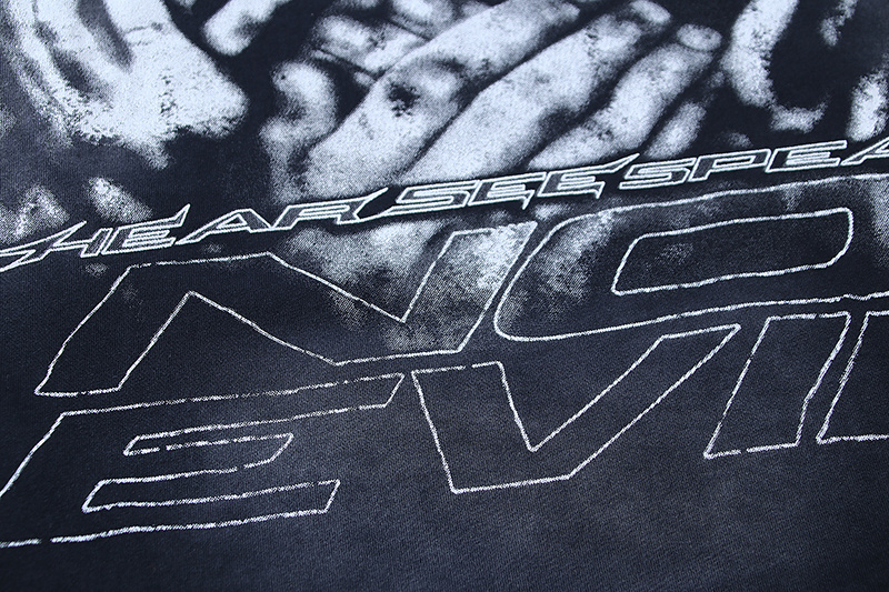 Hellstar T-shirt YL#6797 Black