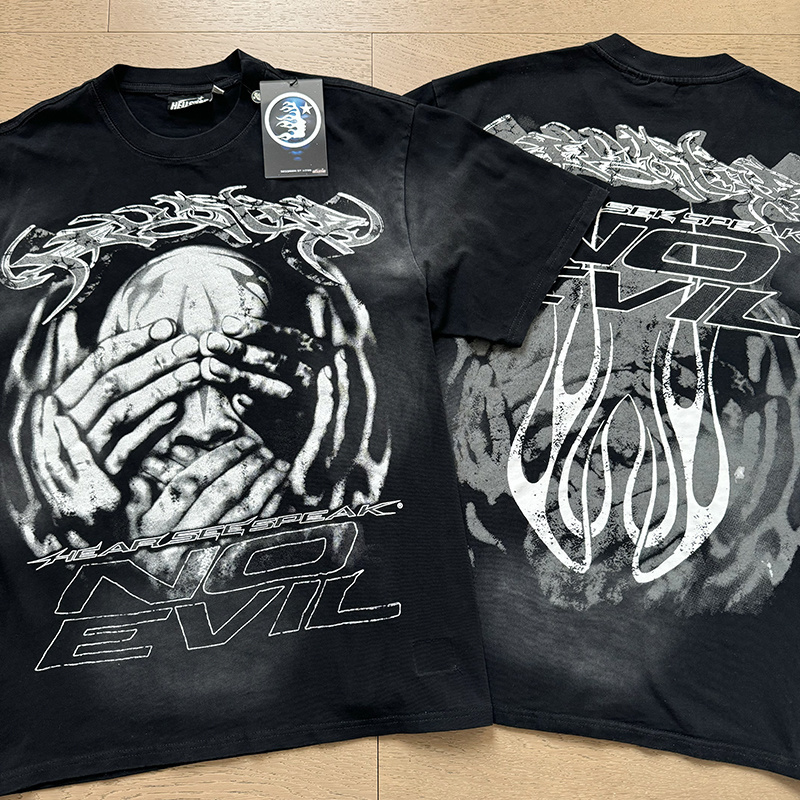 Hellstar T-shirt YL#6797 Black