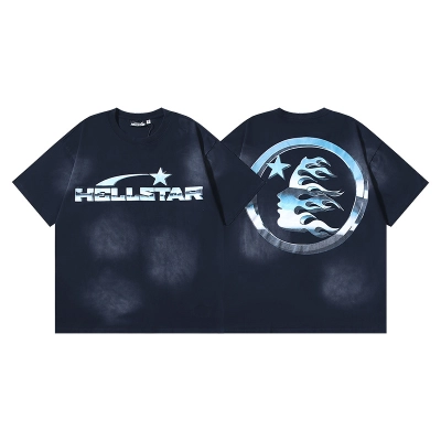 Hellstar T-shirt YL#6799 Black 01