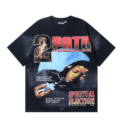 Hellstar Two-Sided T-Shirt YL#6782 Black 02