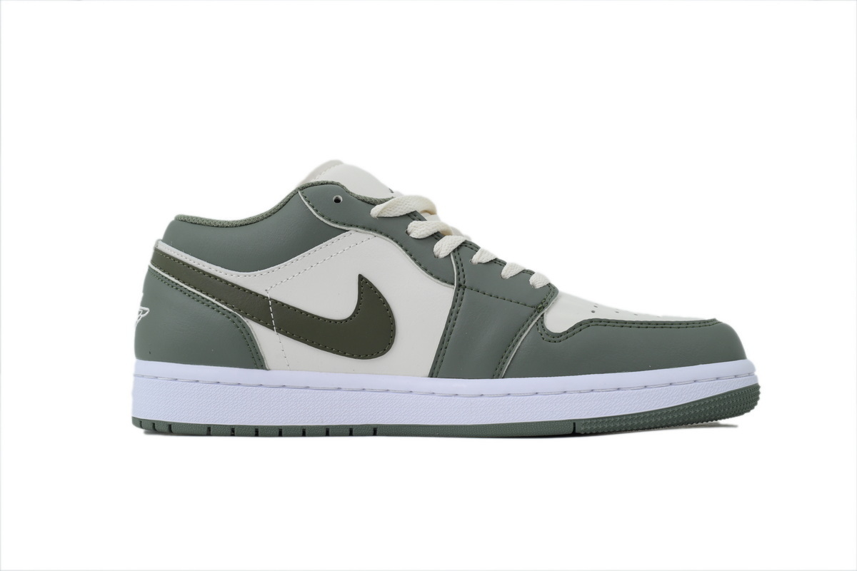 Air Jordan 1  Low Green White 553558-300