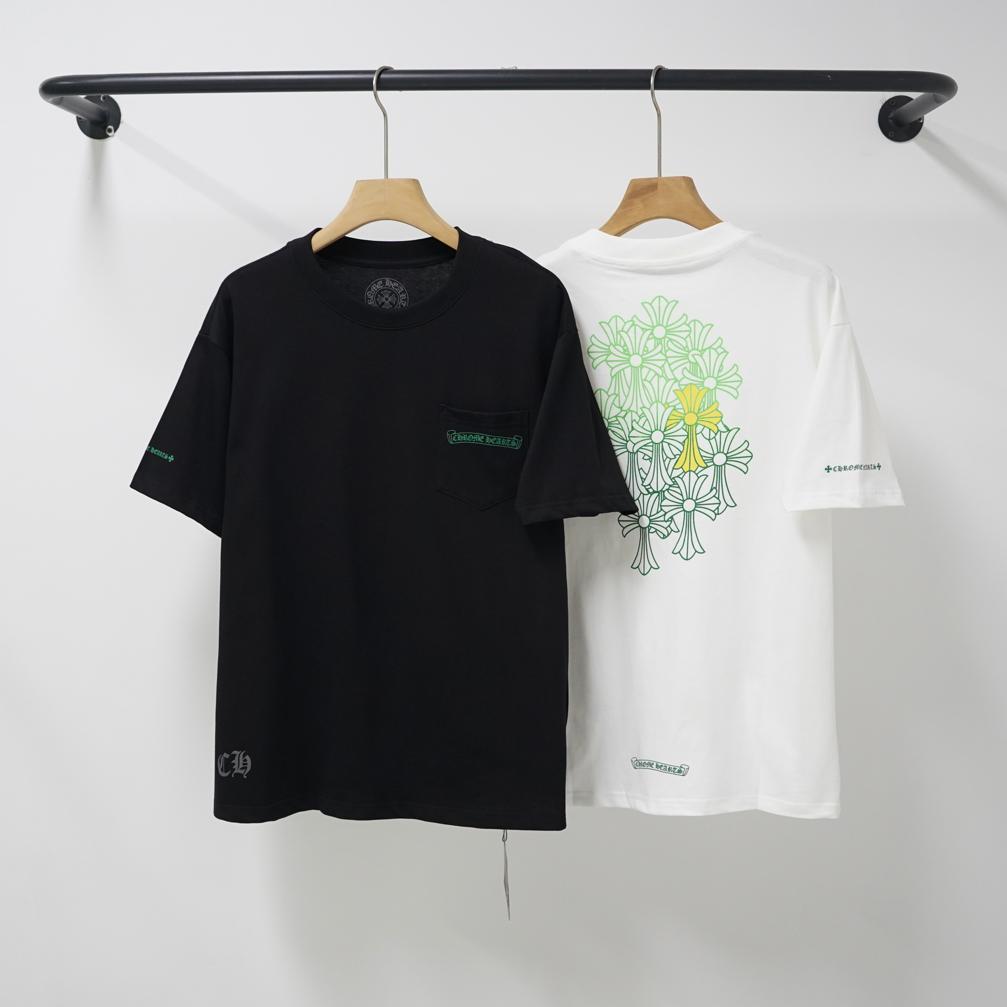 Chrome Hearts T-shirt YL#2014 Black/White