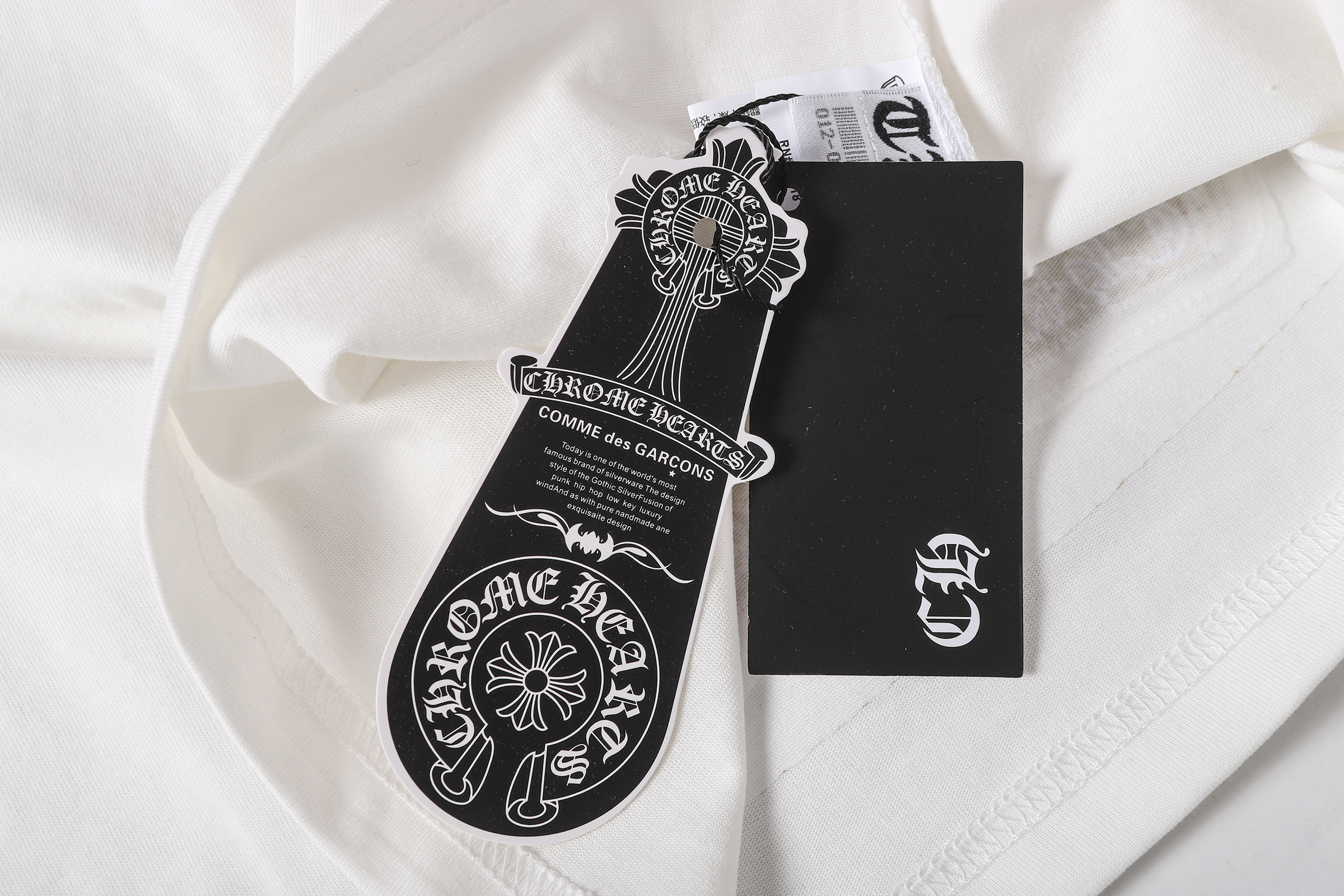 Chrome Hearts T-shirt YL#2015 Black/White/Grey