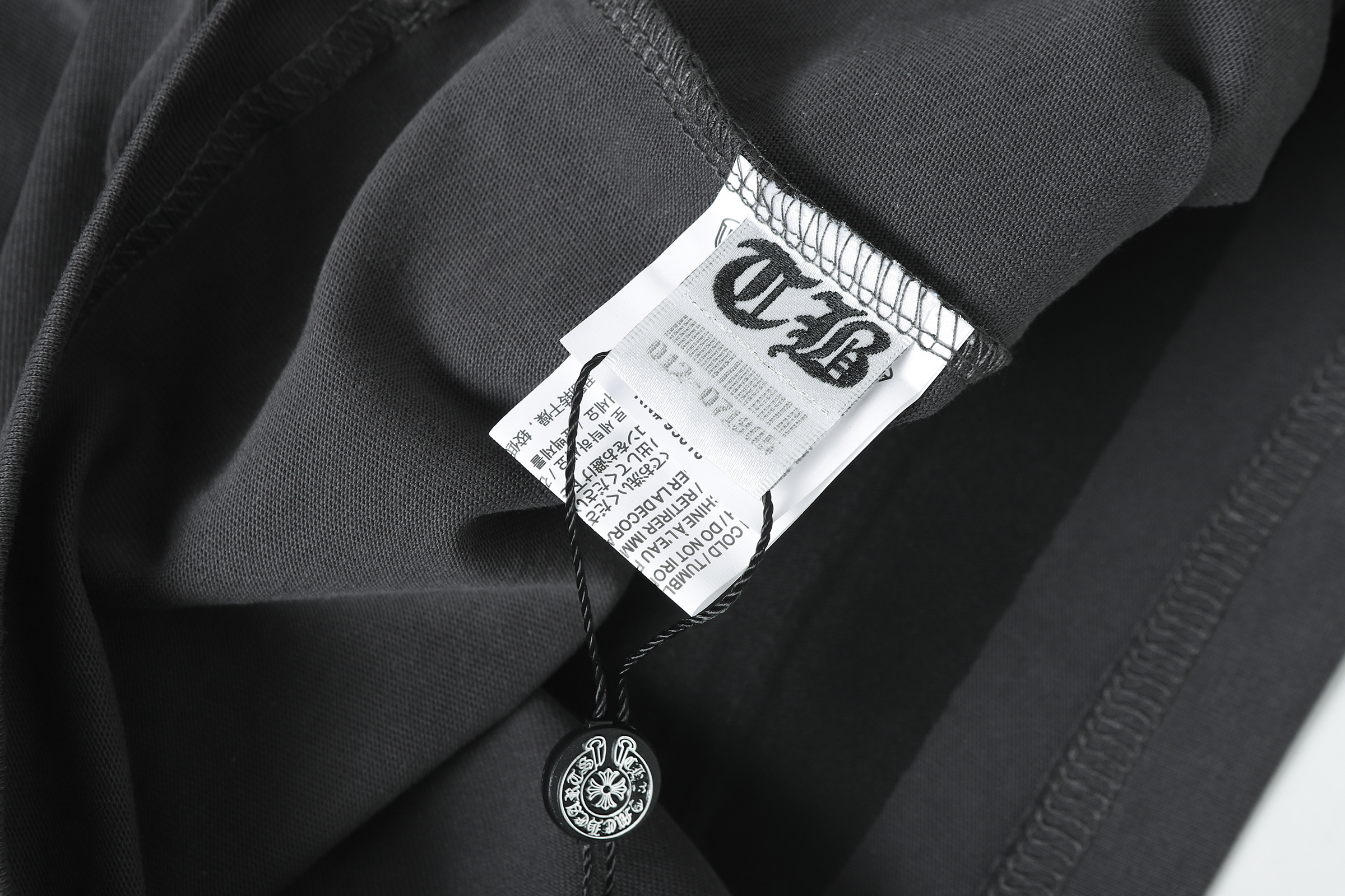 Chrome Hearts T-shirt YL#2015 Black/White/Grey