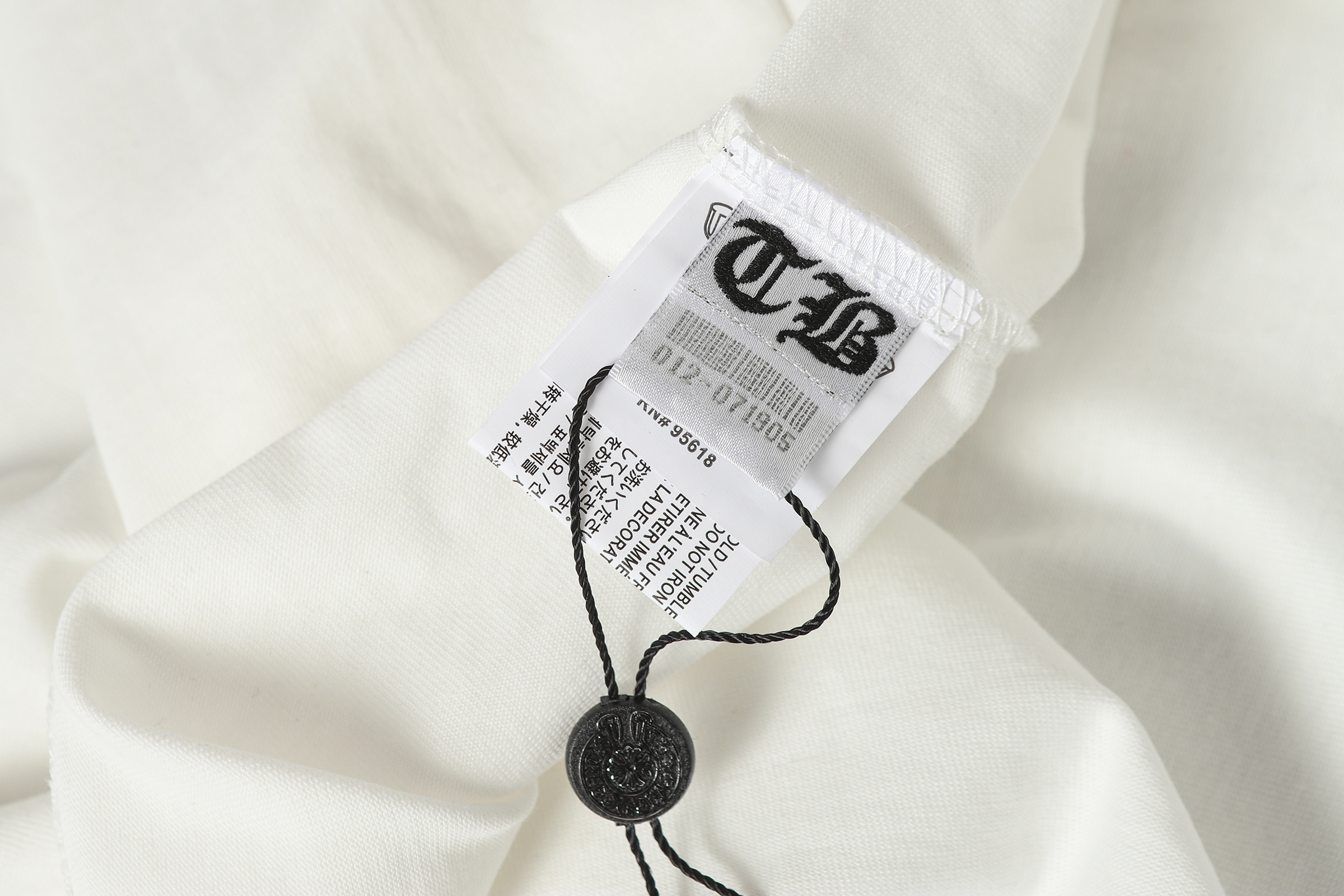 Chrome Hearts T-Shirt YL#2017 Black/White