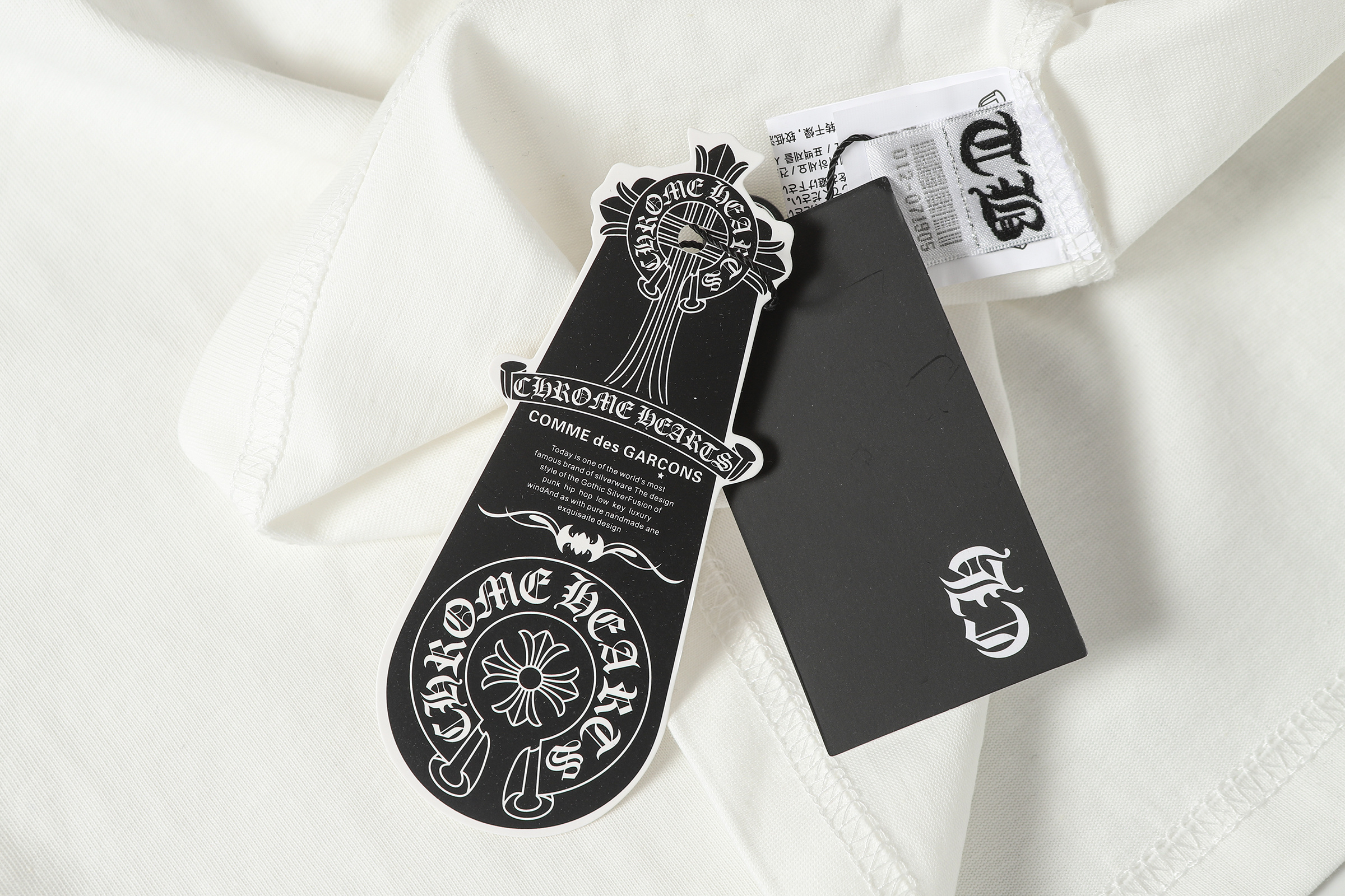 Chrome Hearts T-Shirt YL#2017 Black/White