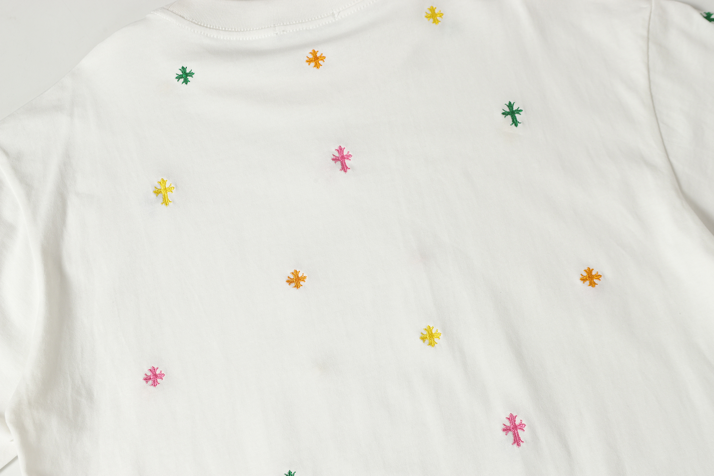 Chrome Hearts T-Shirt YL#2017 Black/White