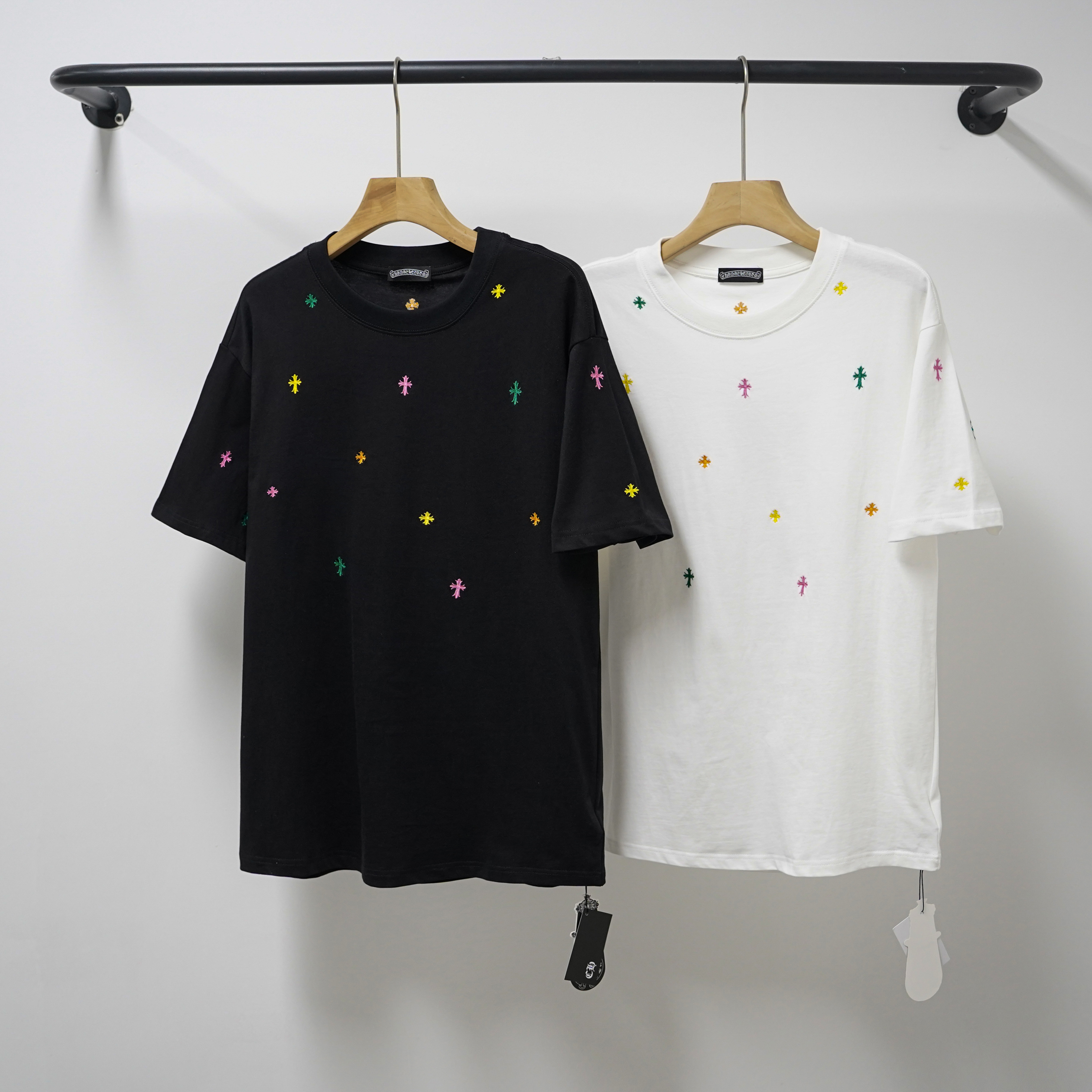 Chrome Hearts T-Shirt YL#2017 Black/White