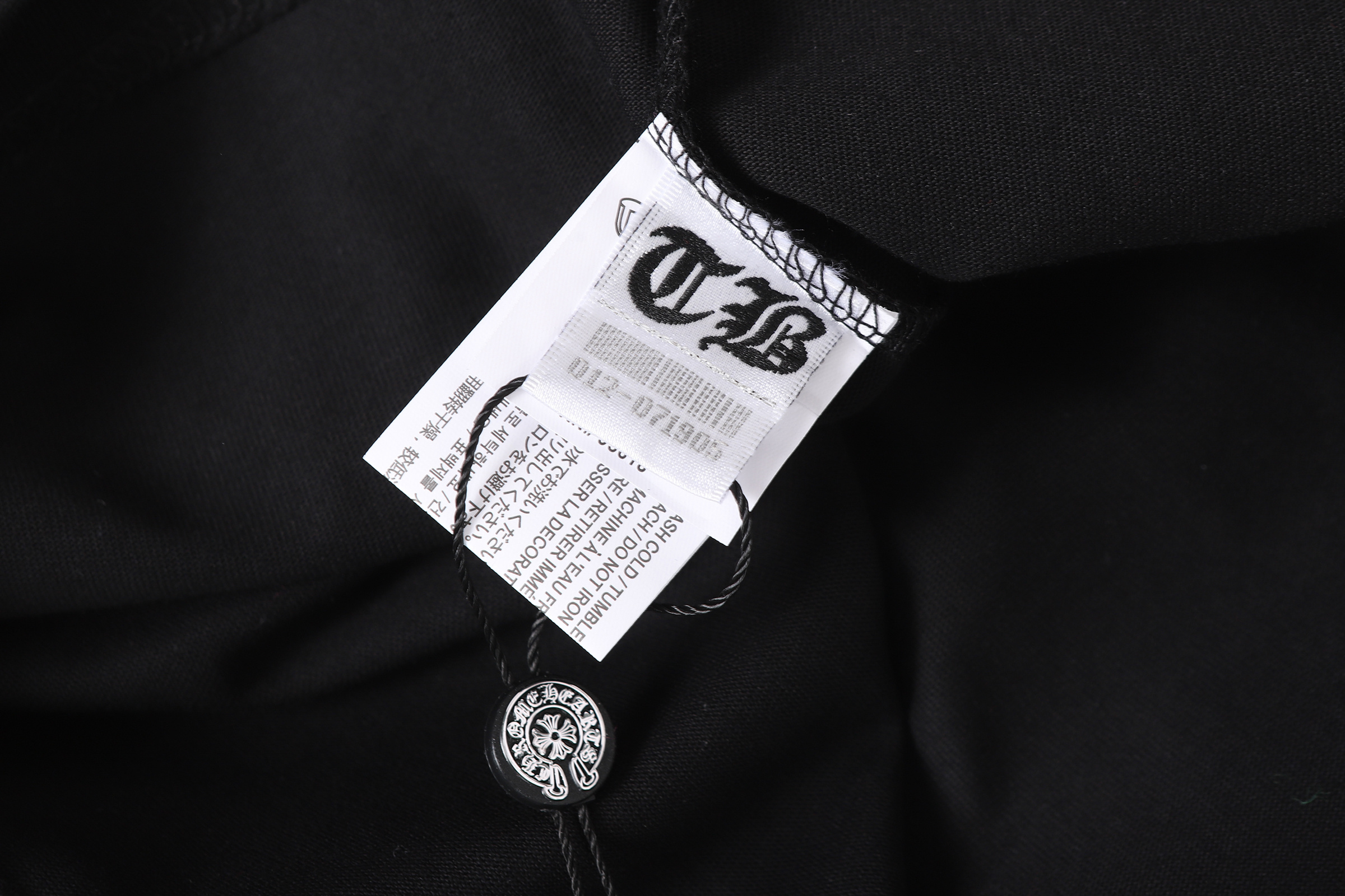 Chrome Hearts T-shirt YL#2021 Black/White/Grey