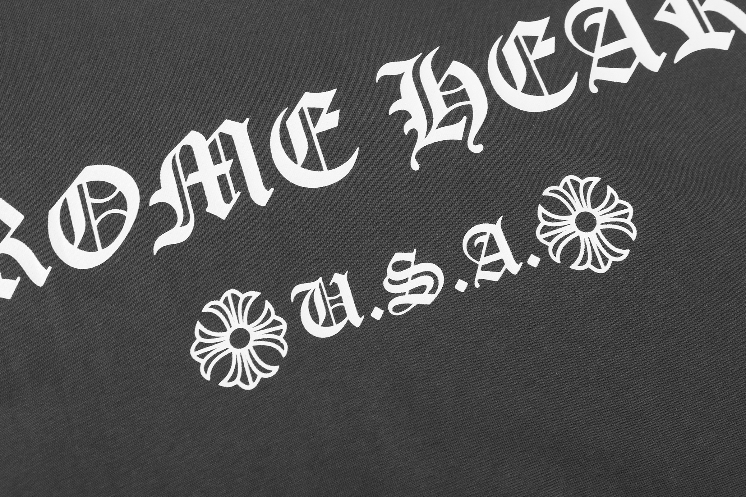 Chrome Hearts T-shirt YL#2021 Black/White/Grey